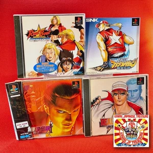 Lot 3 Fatal Fury PS1 PS Playstation Real Bout Wild Ambition Dominated Mind Japan - Picture 1 of 12
