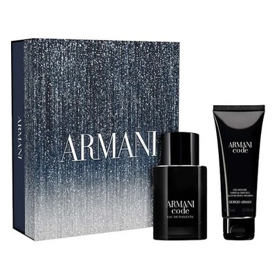 GIORGIO ARMANI ARMANI CODE 50ML EDT SPRAY + 75ML BODY SHAMPOO GESCHENKSET 2025 - Bild 1 von 4