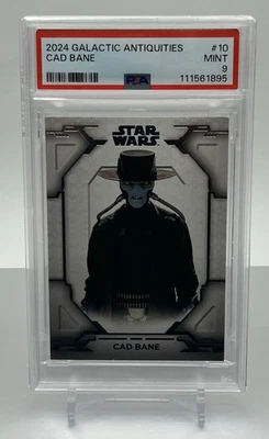 2024 Topps Star Wars Galactic Antiquities 10 Cad Bane 1/25 PSA 9 - Image 1 of 2