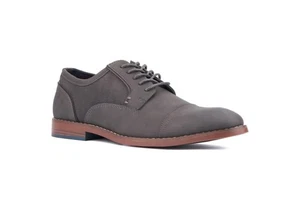 Reserved Footwear Men's Asher Oxford Casual Shoe Charcoal Size 10 - Picture 1 of 8