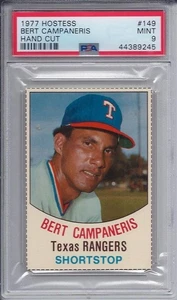 1977 HOSTESS # 149 BERT CAMPANERIS ☆ONLY 8 HIGHER☆ TEXAS RANGERS PSA 9 MINT - Bild 1 von 1