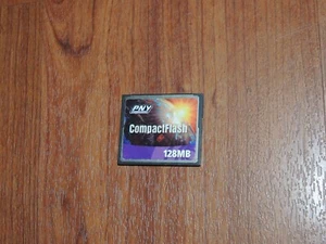Genuine PNY 128MB (128 Megabyte) CF CompactFlash Memory Card - MC12C1281AY1 - Picture 1 of 1