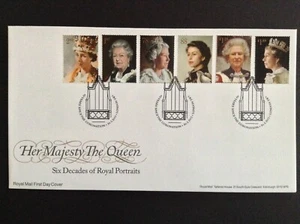 GB 2013 Queen's Royal Portraits Set on Unaddressed First Day Cover - London SW1 - Bild 1 von 1