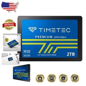 High-Performance 2TB SSD SATA III with 550MB/s Read Speed for PCs & Laptops - Afbeelding 1 van 11