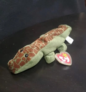 Vintage TY Beanie Babies 1994 Alley The Alligator Plush Stuffed Animal Retired" - Picture 1 of 13