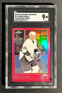 SGC 9 Mario Lemieux 2019 Foglia Metallo Nazionale Stile 1992 ROSA PRISMATICO SP/7 3388 - Foto 1 di 4