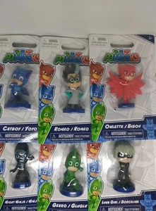 PJ MASKS Mini Figuras Juguetes Set de 5 Romeo Owlette Catboy Gekko Night Ninja - Imagen 1 de 7