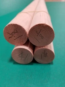 WOOD DOWEL 1-1/8 X 36in (2) 5423 - Picture 1 of 1