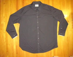 Croft & Barrow Easy Care Black Long Sleeve Dress Shirt Size 3XL-Tall New - Picture 1 of 8