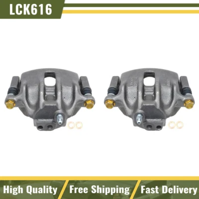 Rear Left & Right Brake Calipers with Bracket For 2000-2004 Land Rover Discovery - Image 1 of 4