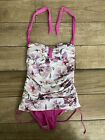 NEXT SWIMMING COSTUME SIZE 8 LIKE TANKINI TUMMY CONTROL PADDED LINED FLORAL