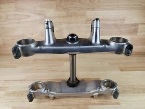 1985 85 ATC250R HONDA OEM FRONT TRIPLE TREE CLAMPS STEERING STEM 1986 ATC 250R - Picture 1 of 13