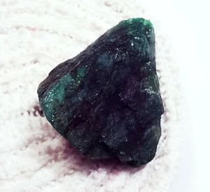 Natural Emerald Rough 65.50 Ct Certified Loose Gemstone With Free Gift - Picture 1 of 6
