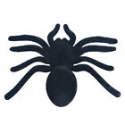 Czarny sztuczny pająk Realistyczne zabawki Halloween Straszne dekoracje