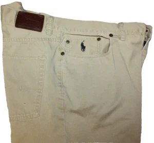 Men’s Polo Ralph Lauren 5 Pocket Cotton Twill Pants 34x29 - Picture 1 of 7