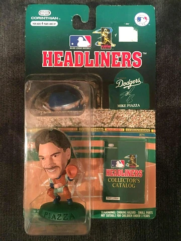 Headliners - Mike Piazza - 1996 - Sealed - Los Angeles Dodgers - Baseball MLB Cover