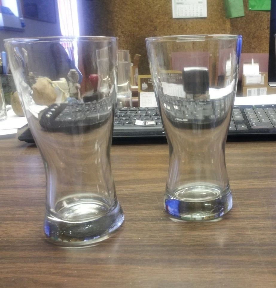 CERVEZA PILSNER 9 OZ VIDRIO BÁVARO ANCLA HOCKING HECHO EN EE. UU. (DOS VASOS) Foto 1 de 1