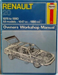 Haynes - Renault 20/1976-1980/ Todos Modelos Owner's Workshop Manual Usado - 1st - Imagen 1 de 7