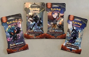 Pokémon Sun&Moon Burning Shadows - Sleeved Booster Pack - Nacht in Flammen - Bild 1 von 9
