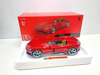 Ferrari Monza SP1 Rosso Metallizzato del 2018 - 1/18 Burago Signature - Immagine 1 di 4