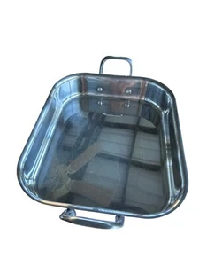 NEW Disc’td Il Mulino New York Triply Stainless Steel 14" x 11" Roaster HTF - Picture 1 of 6