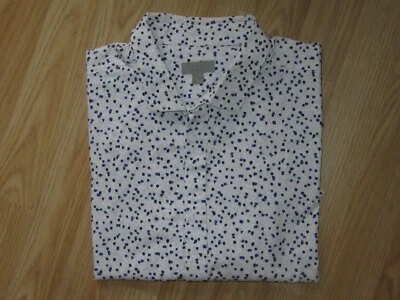 Mens COS Sz 42 180/108A Approx L Summer Shirt Top Short Sleeve Dot Pattern VGC! - Image 1 of 4