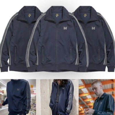 Chaqueta clásica a rayas con agujas bordadas de calidad Foto 1 de 4