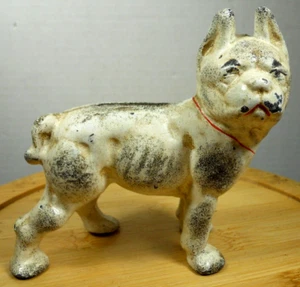 De colección Departamento 56 Bulldog Francés Perro Hierro Fundido Moneda Hucha Decoración Retro - Imagen 1 de 19