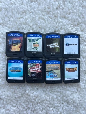 8 Platformer PlayStation PS Vita Games Lot CARTS Only -tested- - Image 1 of 2