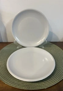 New with tags Set of 2 Le Creuset Oslo Urban Matte Salad Plates Color Mist Grey. - Picture 1 of 3