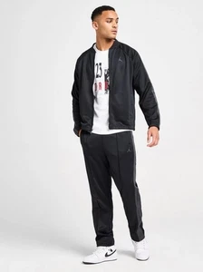 Jordan Poly Track Top Black Size M – Men’s Premium Quality Raglan Sleeves - Picture 1 of 5
