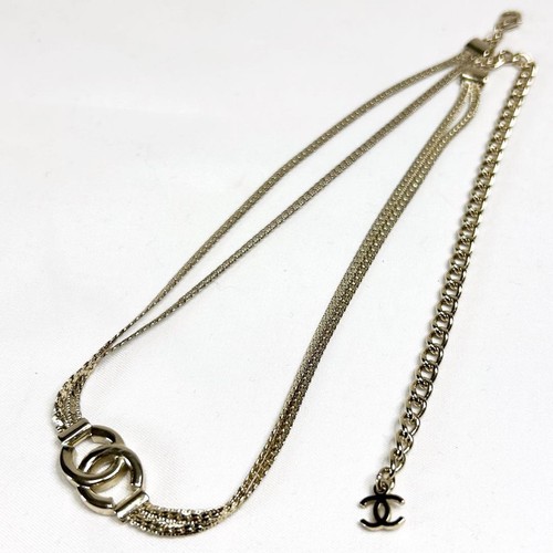 Collana CHANEL catena 2 file marca Coco 2024 incisa