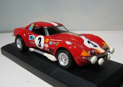 Chevrolet Corvette 1968 #3 1:43 LeMans 24 modelo diecast Rally rojo en caja contenedor Foto 1 de 4