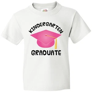 Inktastic Kindergarten Graduation Day Girls Youth T-Shirt Graduate Grad Childs - Picture 1 of 7