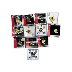 Vintage 80’s NFL Collectibles Pin Back Enamel Lot Of (12) Pins Mixed Teams Fan - Bild 1 von 3