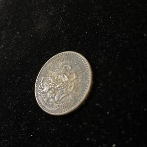Mexico 50 Cents 1912 .800 Coin Silver, Large-Size, 50 Centavos - Picture 1 of 3