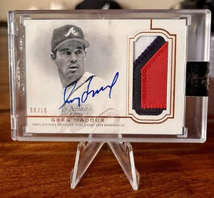2020 Topps Dynasty Autograph Patches #DAP-GM3 Greg Maddux /10 (AU, MEM) - Picture 1 of 2