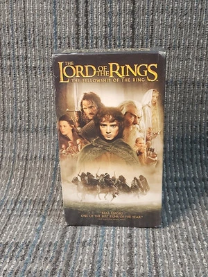 The Lord Of The Rings Fellowship VHS 2001 New Line Sealed - Image 1 of 4