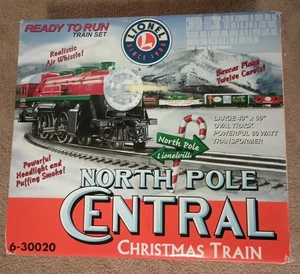 Lionel North Pole Central Christmas 0 Gauge Train Set # 6-30020 Used Once EUC - Picture 1 of 20