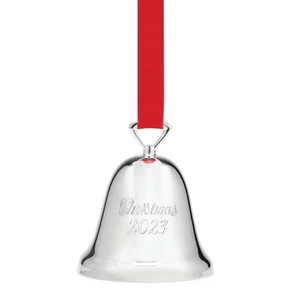 894800 2023 Annual Silverplated Christmas Tree Bell, Ornaments - Picture 1 of 4