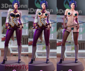 Elizabeth KOF 3D Printing Figure Unpainted Model Sculpture GK Blank Kit New - Picture 1 of 17