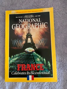 National Geographic July 1989, France Celebrates Its Bicentennial, Paris, etc - Picture 1 of 1