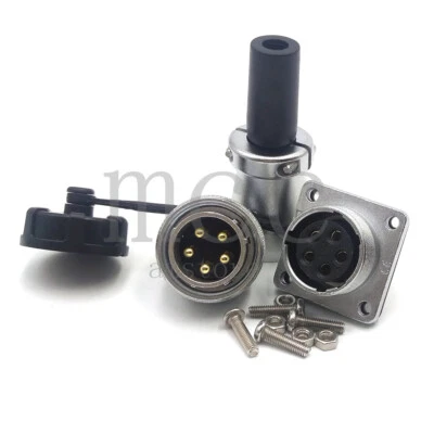 WEIPU WS20 5pin Bulkhead  Aviation Plug & Socket Circular CNC cable Connector - Image 1 of 4