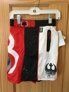 NWT Disney Store Star Wars Boy Trunk Shorts UPF 50+ size 4,5/6 Swim - Picture 1 of 2