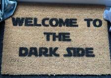 'Welcome to the Dark Side' Star Wars Quote Artsy Door Mat 60cm x 40cm