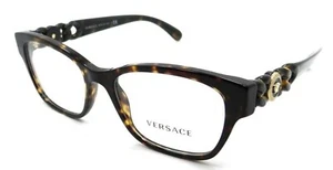 Versace Brille Brillengestell VE 3306 108 52-17-140 Dark Havana Made in Italy - Bild 1 von 3