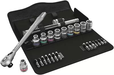 Wera 8100 SC11 Zyklop Ratchet Set, 1/2"Drive, Imperial, 05004081001 ,"Free Ship" - Image 1 of 4