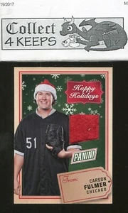 2017 Black Friday Happy Holidays Santa Patch # HH-CF Carson Fulmer Chicago Cubs - Picture 1 of 2