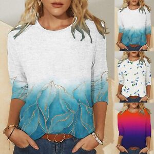 Silk Tops for Women plus Printed Shirt For Womens Casual Summer Tops Floral