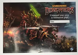 Warhammer Diskwars FFG Promo Poster (Chaosarmee) 13,5" x 19,5" - Bild 1 von 1